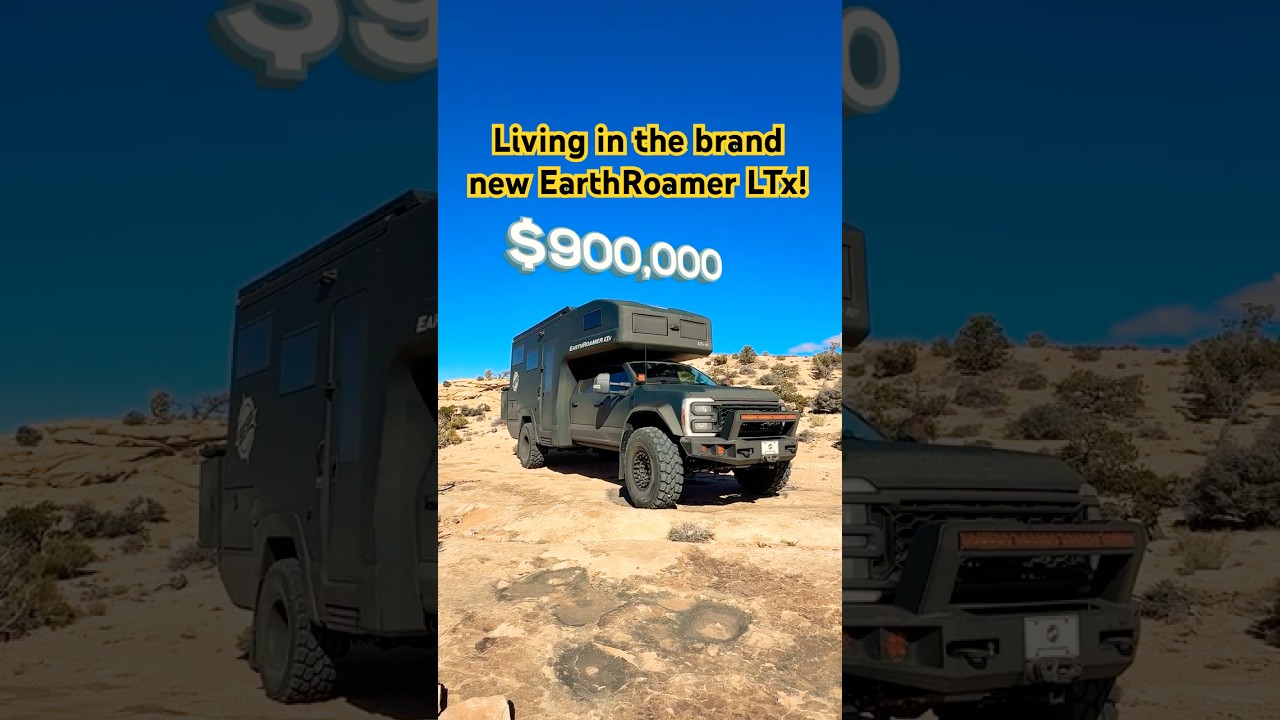 We lived in the BRAND new EarthRoamer LTx worth $900k!