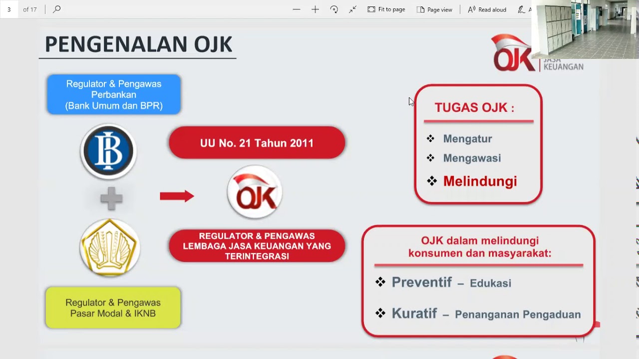 SEJARAH BERDIRINYA OTORITAS JASA KEUANGAN