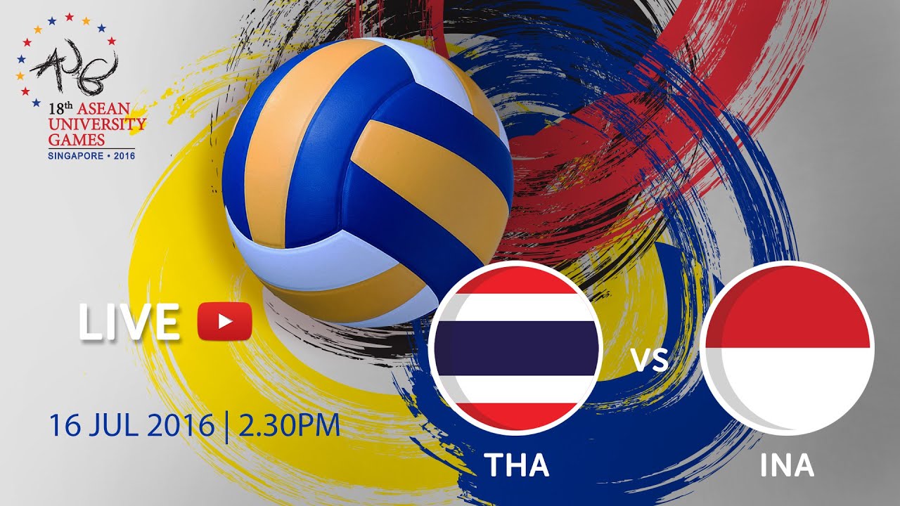 Volleyball Women's Finals: Thailand vs Indonesia | 18th ASEAN University Games Singapore 2016