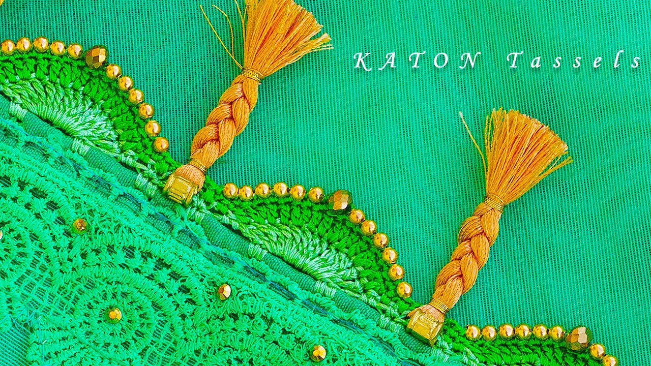 Arch Crochet with Tangled Tassels | New Saree Tassel Design | Saree Kuchu | KATON Tassels | Tamil