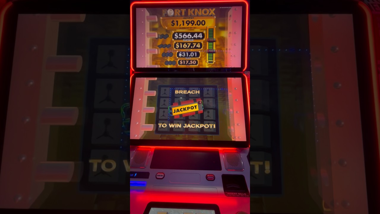 Fort Knox Slot Machine Bonus 2x Random slot machine features awarded! Progressive feature won.