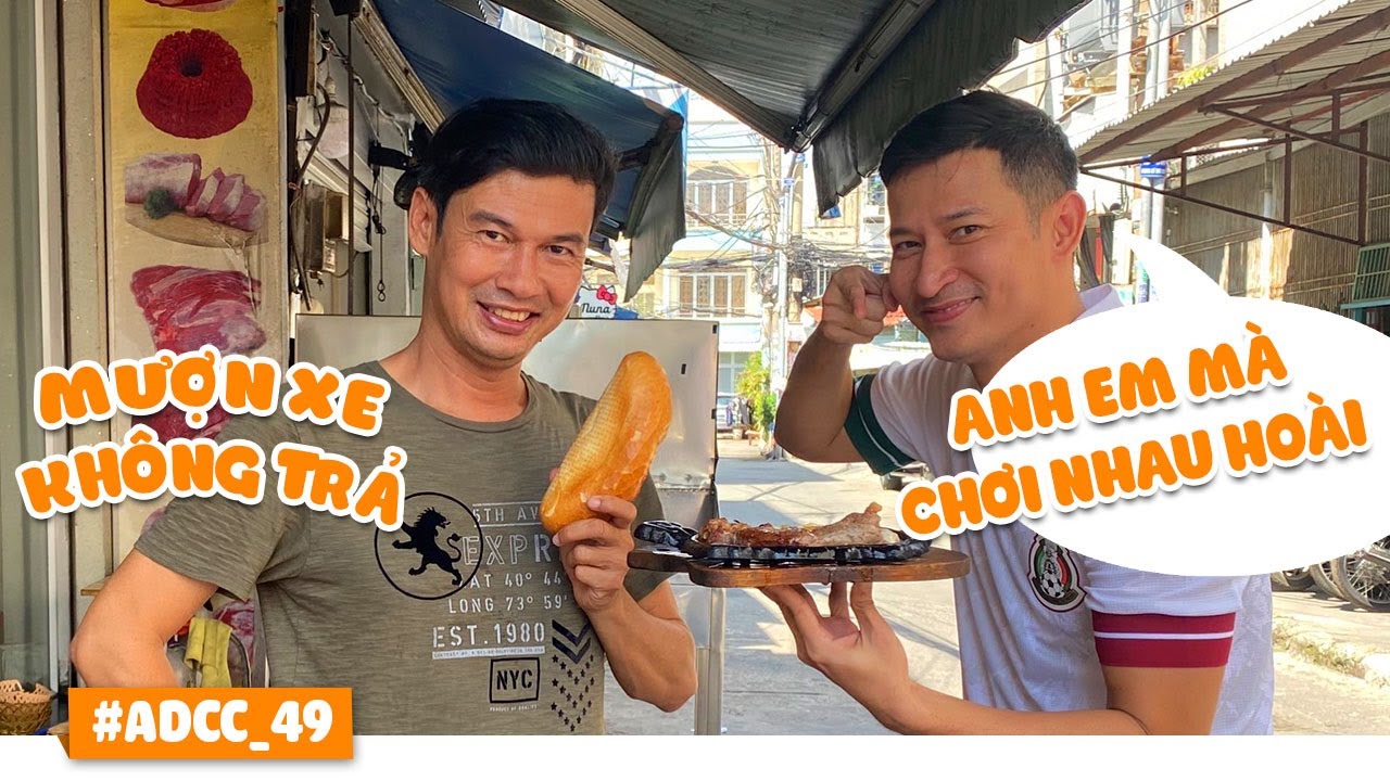 TIẾT CƯƠNG mượn xe HUY KHÁNH không trả | Ăn Đi Chờ Chi #49 | Huy Khánh Vê Lốc