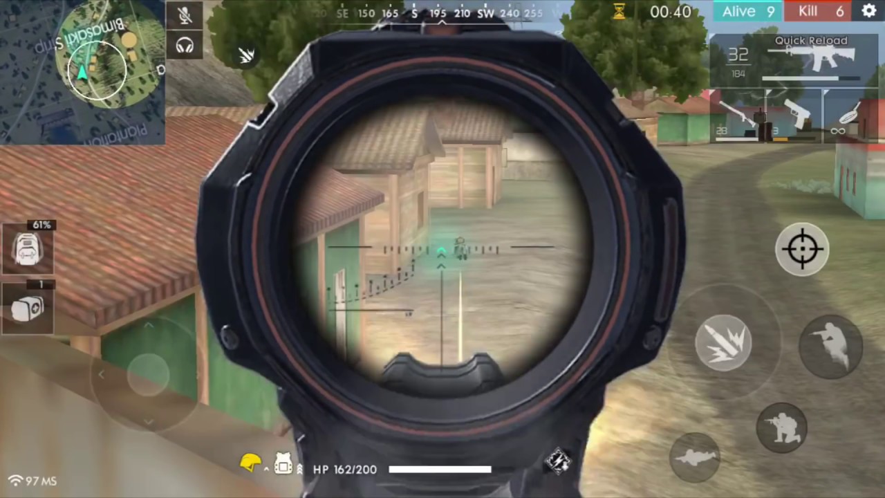 فري فاير جلد سولو ضد سكواد رانك هيرو free fire