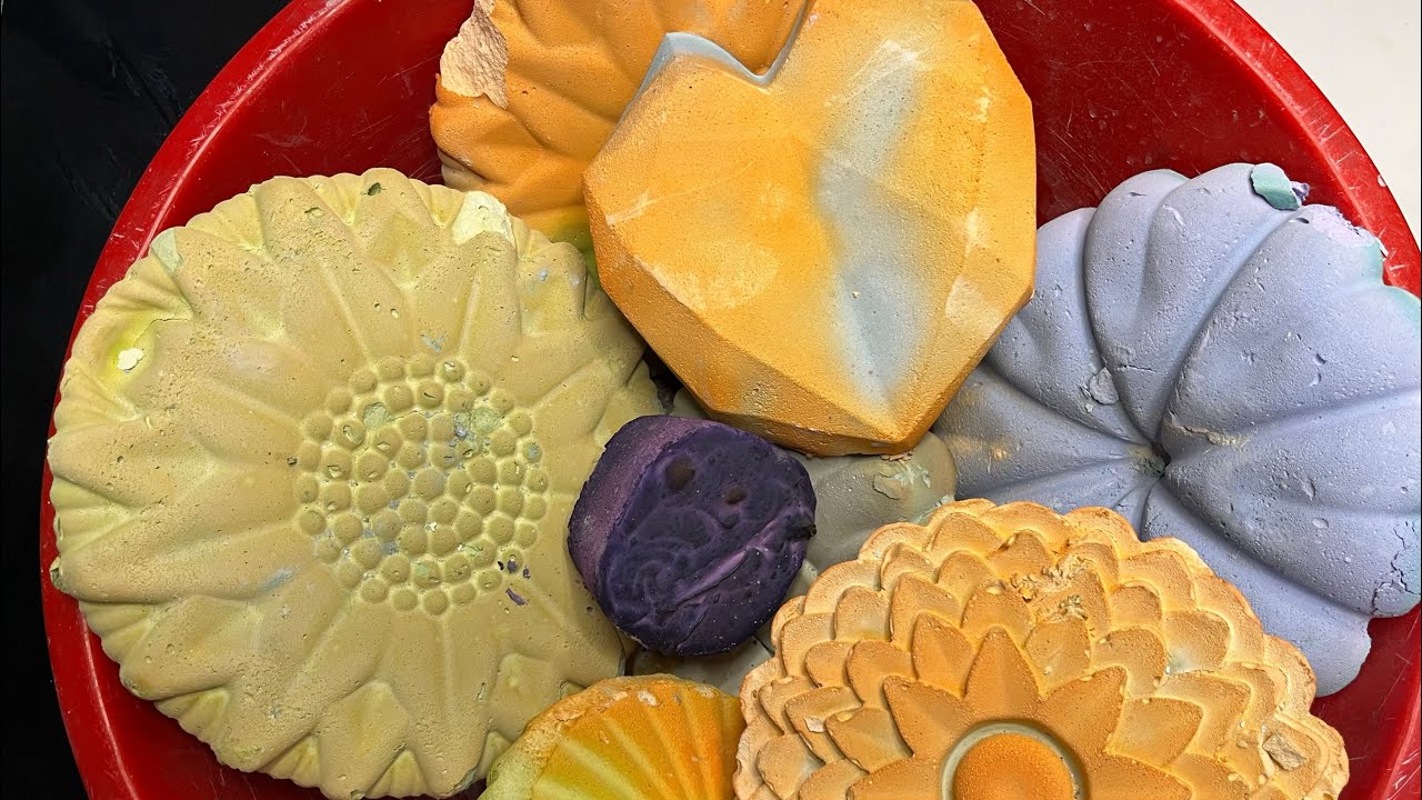 The ultimate Dusty Two tone satisfying platter | Reformed gymchalk ASMR | Oddly satisfying ASMR 