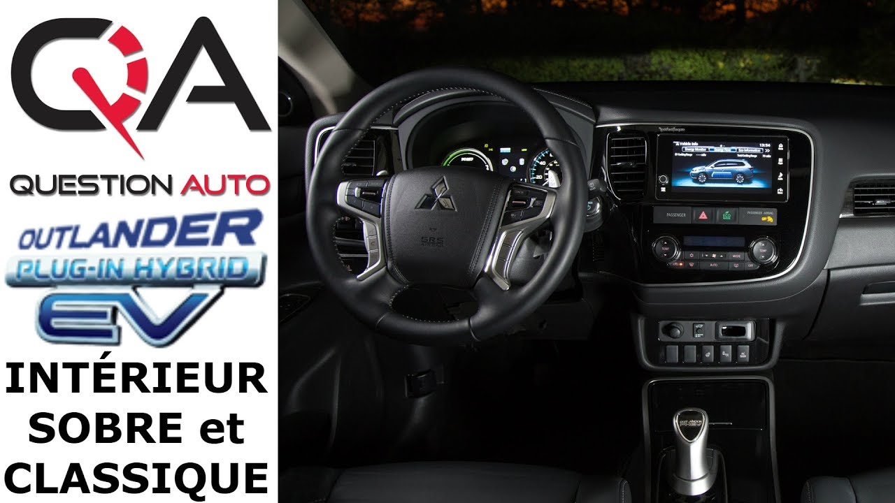 2018 Mitsubishi Outlander PHEV | Un intérieur SOBRE! | Partie 2/10