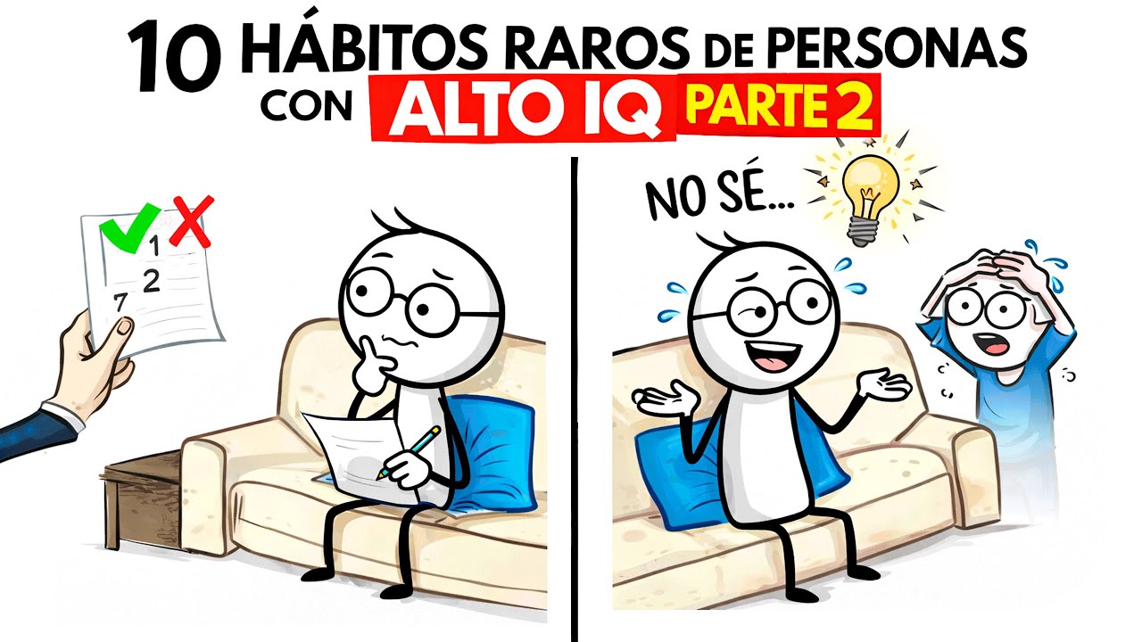 10 Hábitos Raros que Demuestran que Tienes un IQ Muy Alto (parte 2)