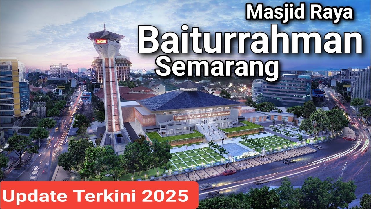 Begini Suasana Masjid Raya Baiturrahman Semarang Terbaru 2024