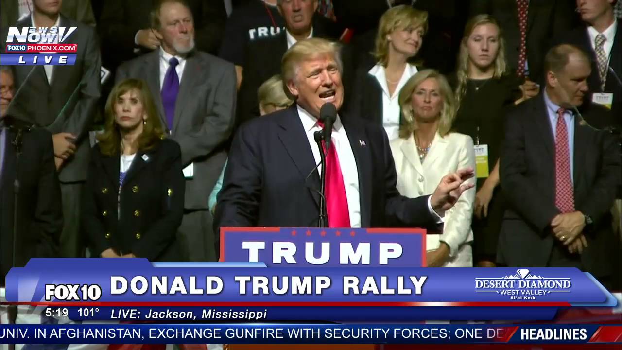 FNN: Donald Trump Rally Speech - Jackson, Mississippi 8/24/16
