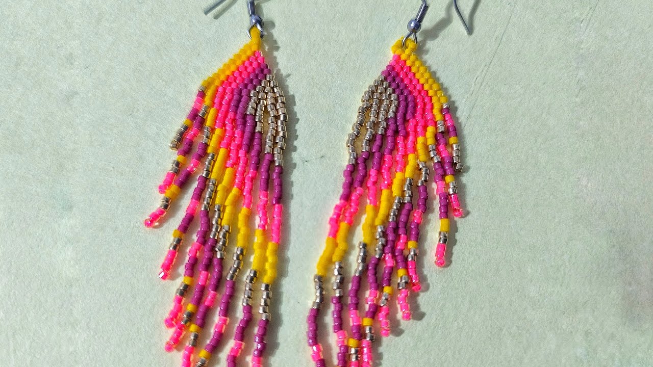 ESTOS BELLOS ARETES SE REALIZAN MUY SENCILLO.