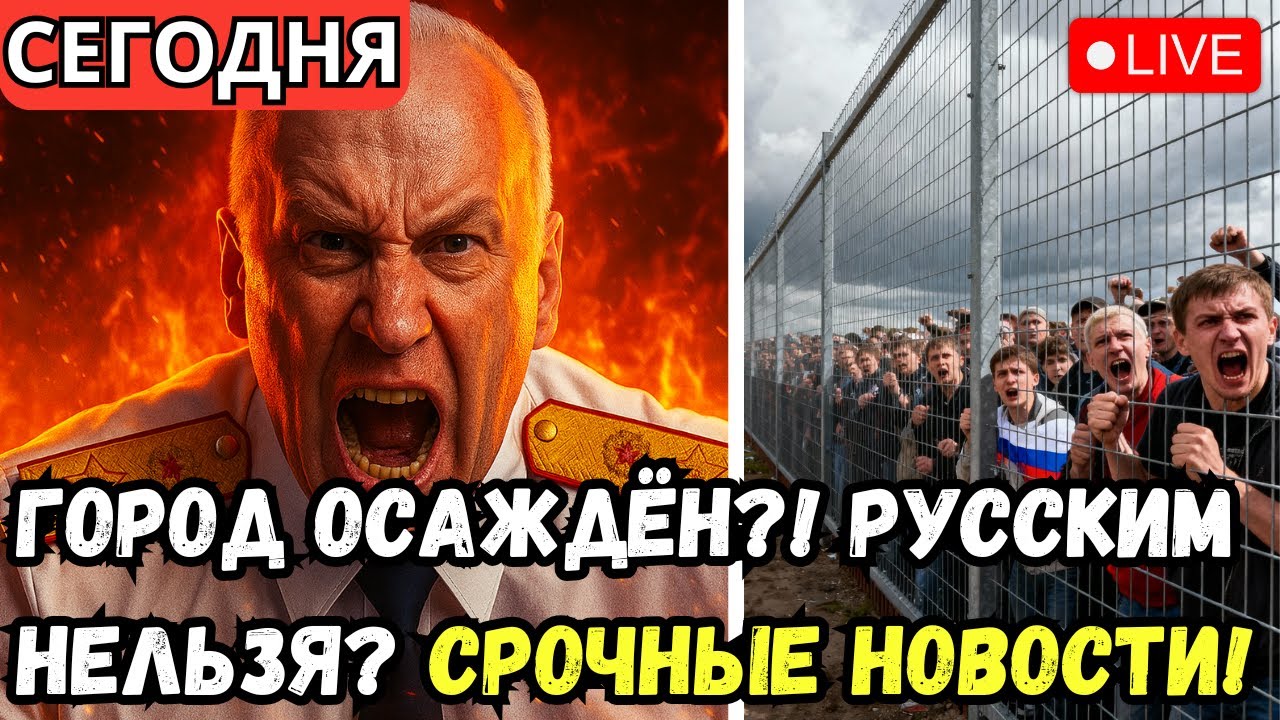 Русским Вход ЗАПРЕЩЁН? Обнинск ПРЕВРАТИЛИ В Анклав! СЕГОДНЯ!