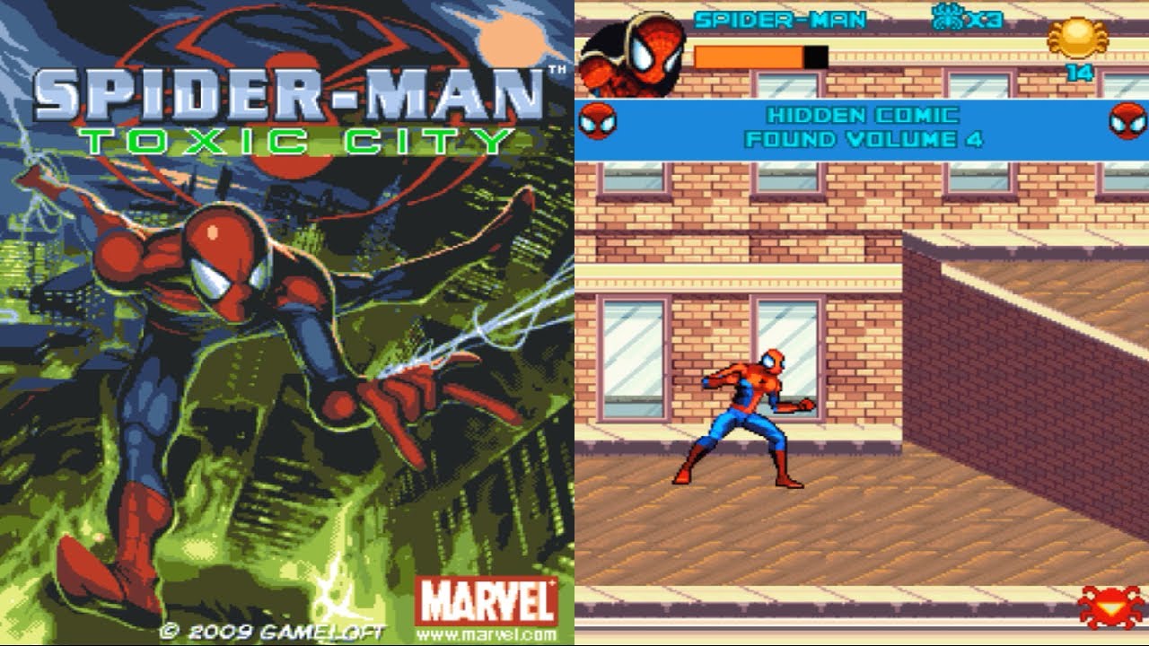 Spider-Man: Toxic City (400 KB) - Прохождение Java игры
