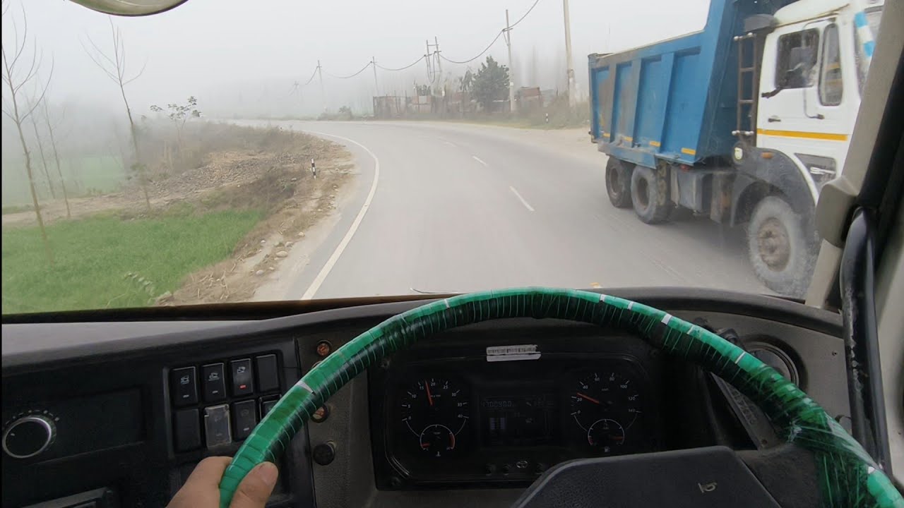 Peaceful Truck Driving | Dashboard View | Relaxing Road Trip