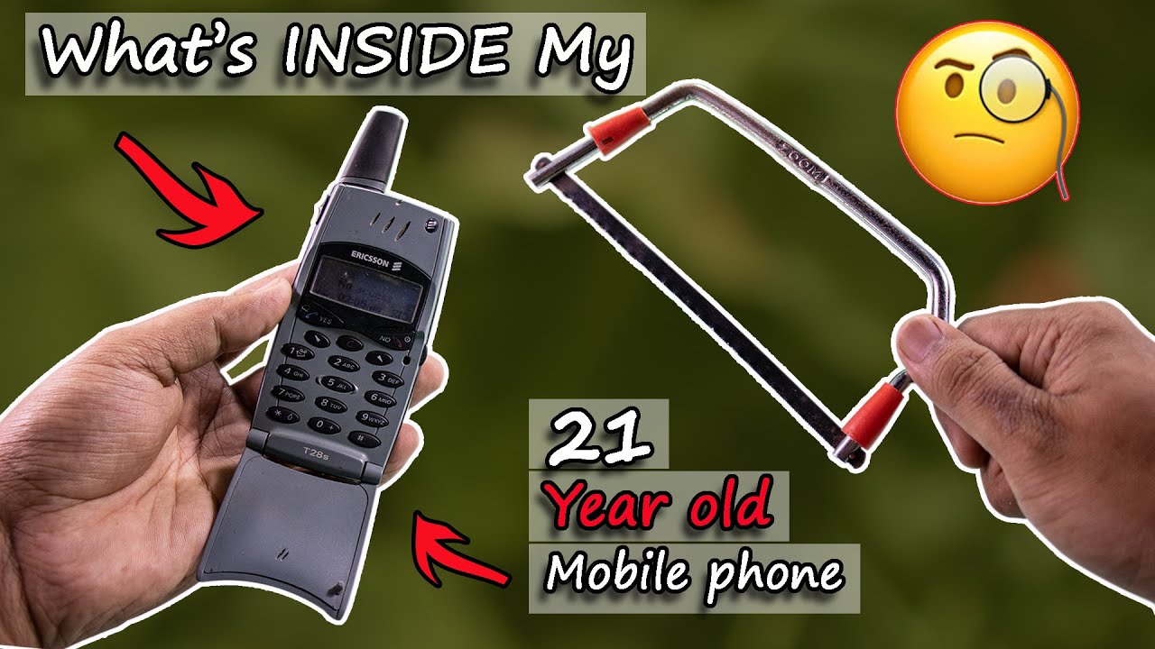 What's INSIDE My 21 year Old mobile phone | Ericsson T28s | Teardown