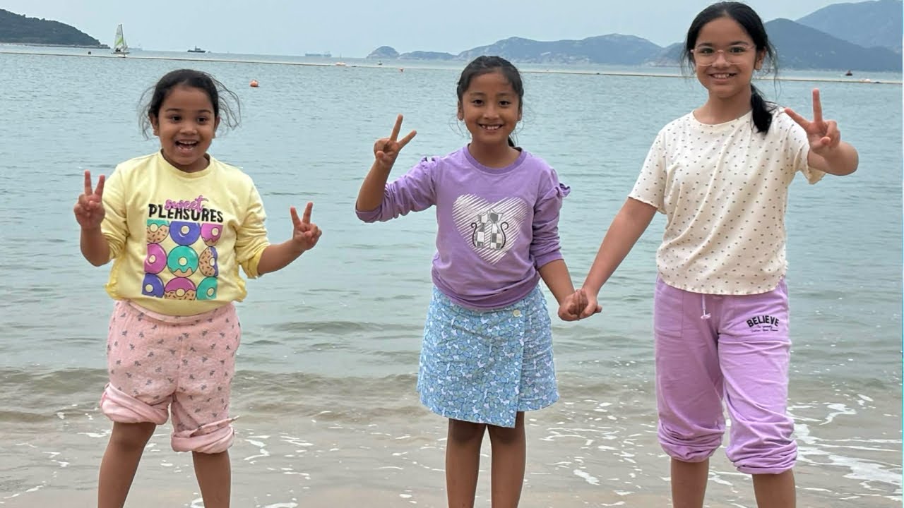Day out of Arushi and Aravi with friends and Parents at Hong Kong.