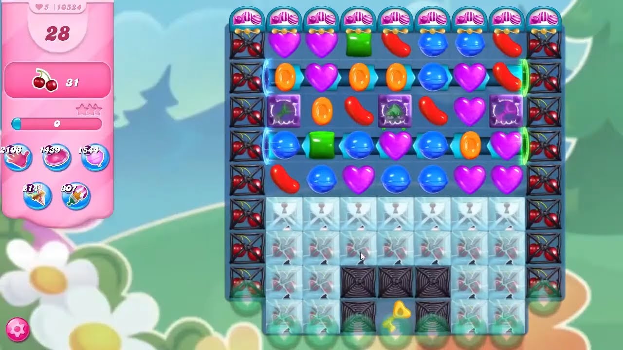 Candy Crush Saga Level 10524 NO BOOSTERS