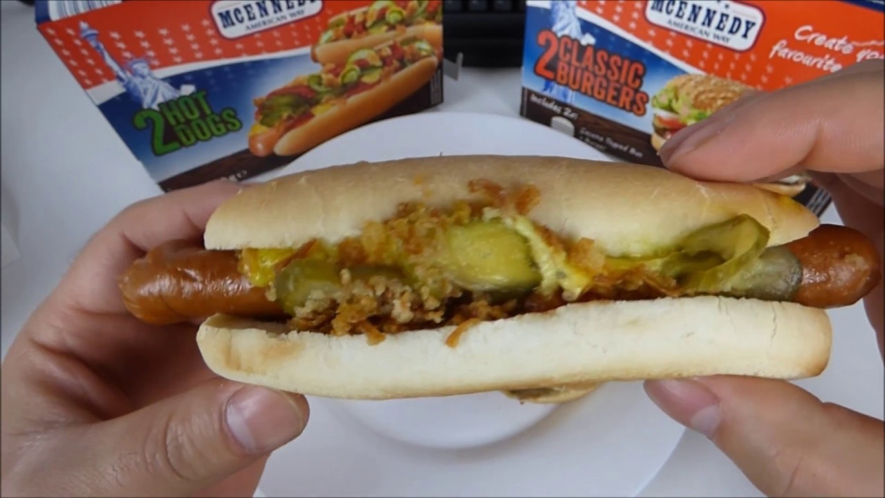 Hot Dog and Hamburger #fastfoodtasting