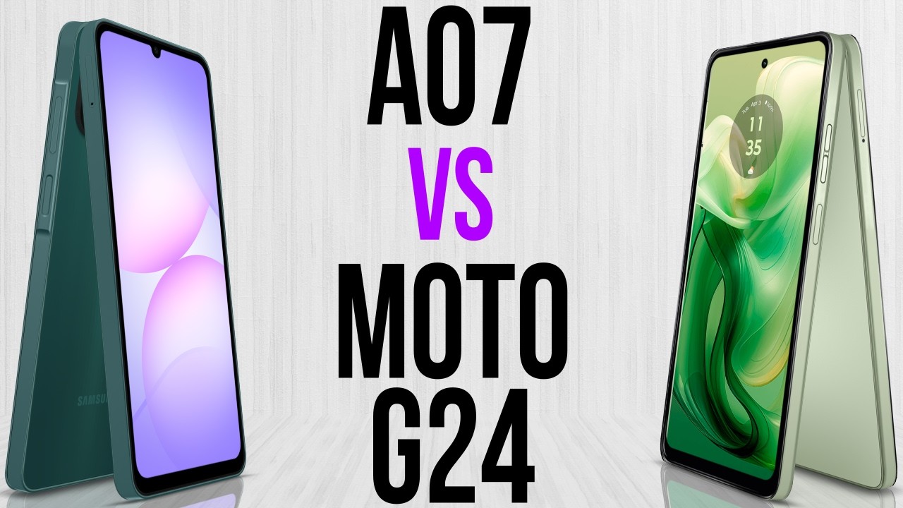 A07 vs Moto G24 (Comparativo & Preços)
