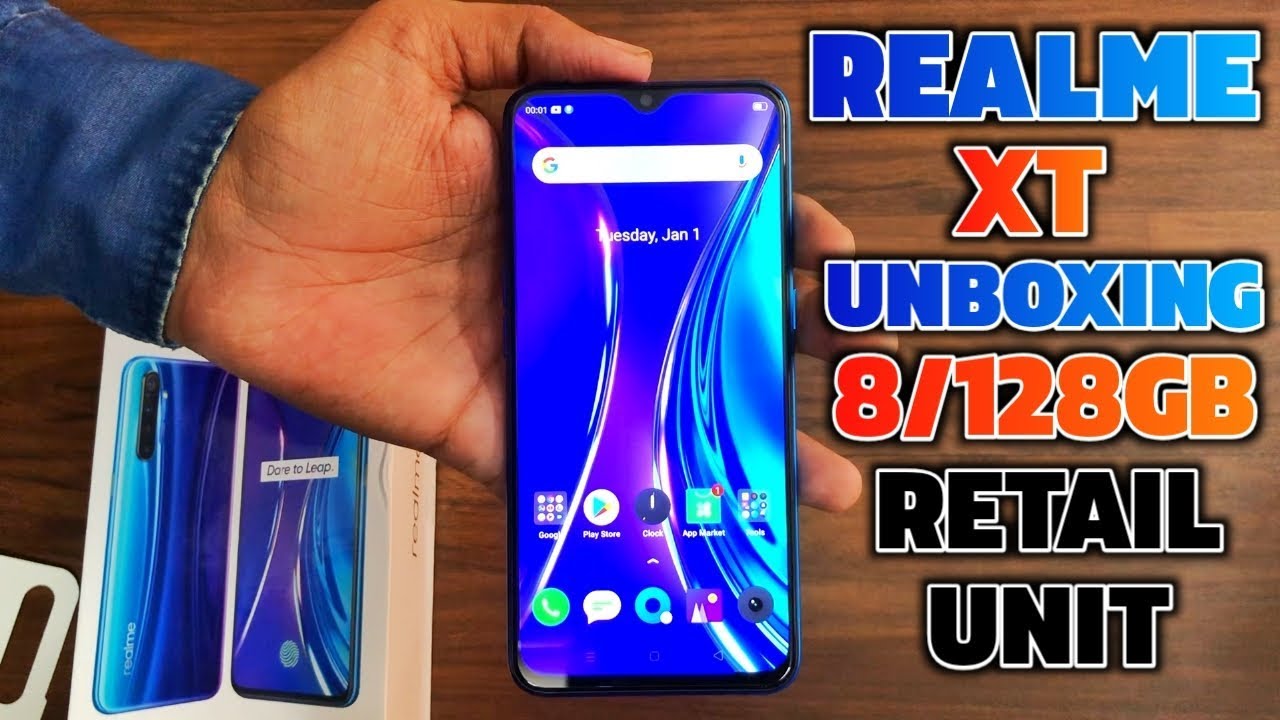 Realme XT Unboxing 8/128Gb Retail Unit