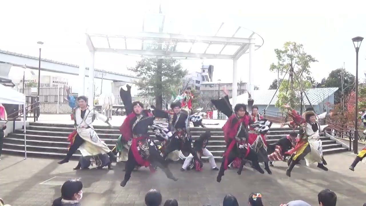 2026.2.11　『2026ながくて親子フェス』よさこい炎舞連『神陽～Sin～』　　　　　2演舞目