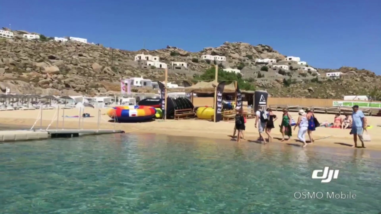 Mykonos Greece Beach hopping via water taxi