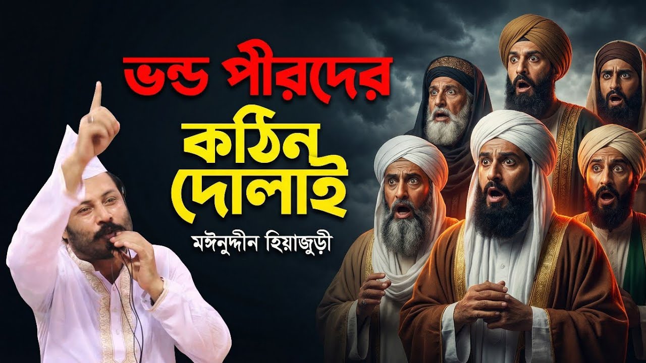 ভন্ডপীর দের আবারও দোলাই করলেন মঈনুদ্দীন হিয়াজুড়ী || 