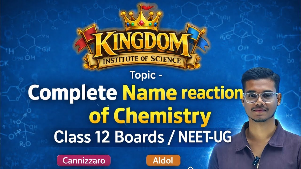 All Important Name Reactions | Class 12 Chemistry | Boards & NEET-UG | Oneshot