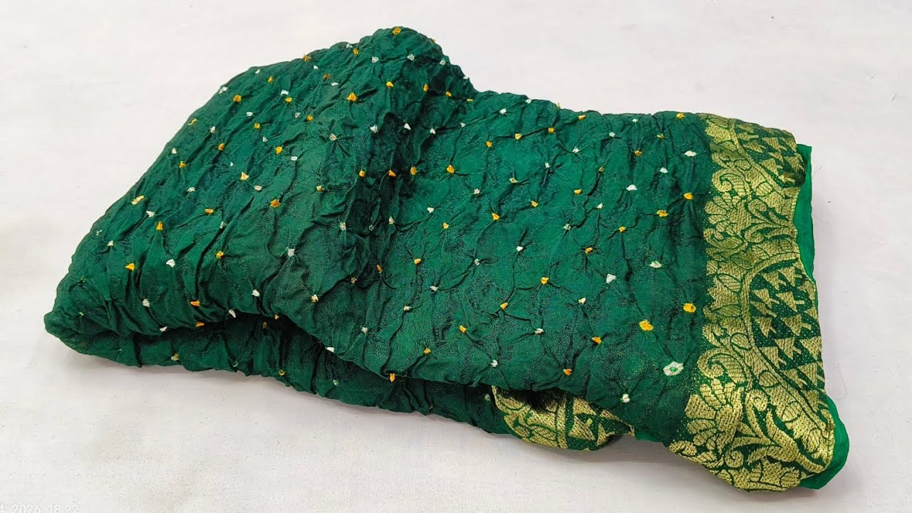 🔥देखिये जयपुरकी पिओर बांधेज साड़ी #new saree collection#party wear saree👌