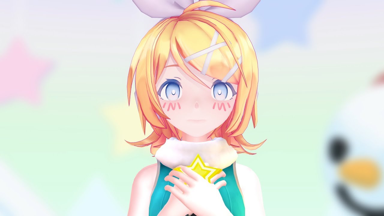【MMD】スターナイトスノウ/star night snow 鏡音リン