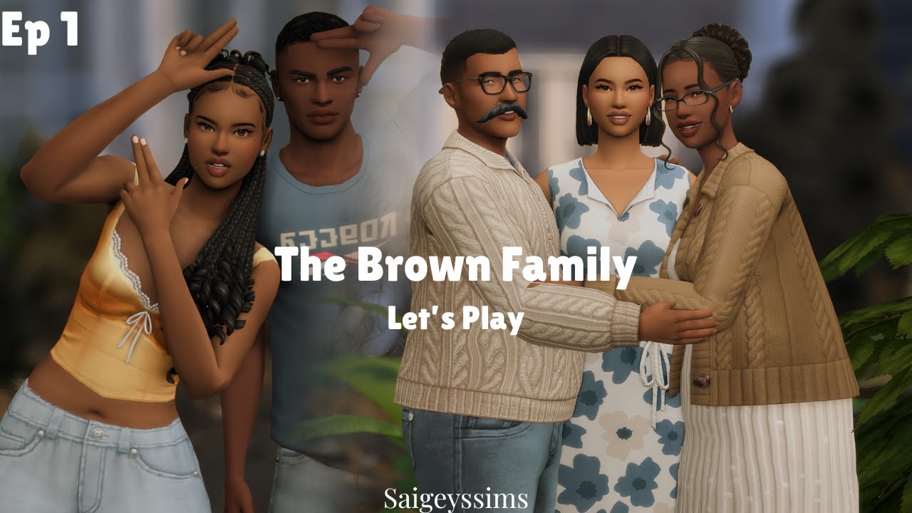 Meet the Browns | Let’s Play (Ep. 1) | The Sims 4