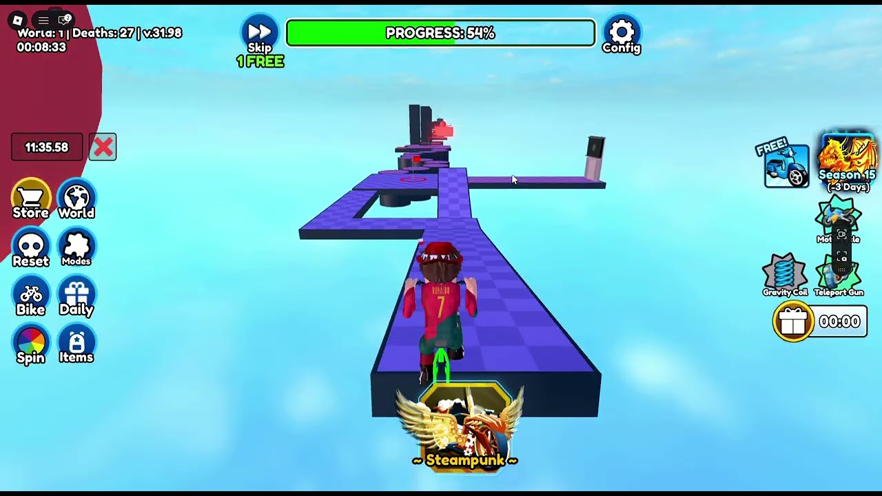 Roblox bike obby
