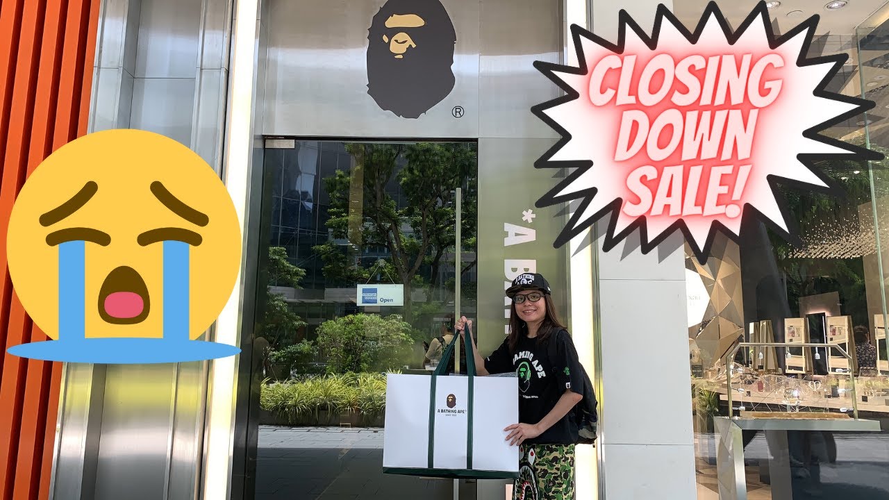 Bape Store Closing Down!