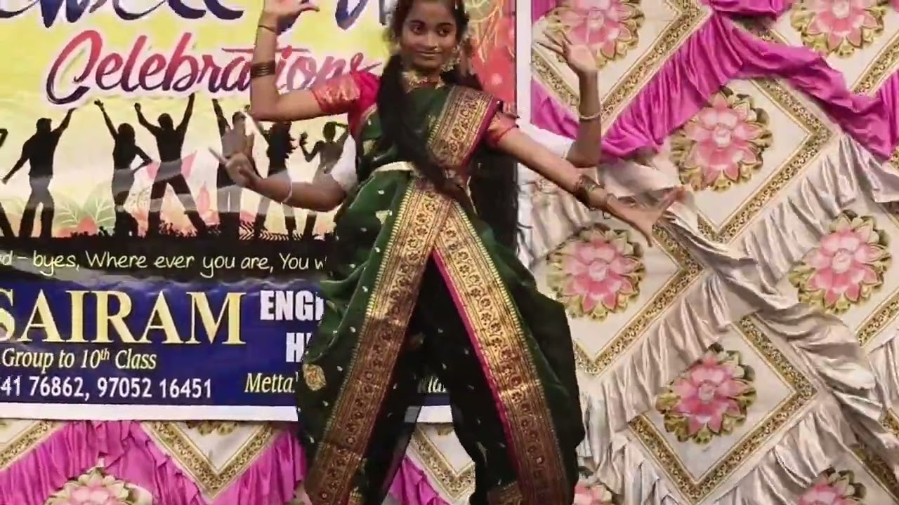 Classical dance 8th and 9th class girls Farewell party celebrations sri sairam high school-2026