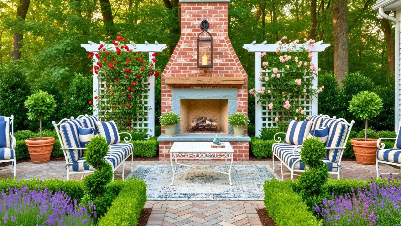 Outdoor Fireplace Ideas: Rustic to Modern Stone, Brick & Metal DIY Designs to Build a Backyard Patio