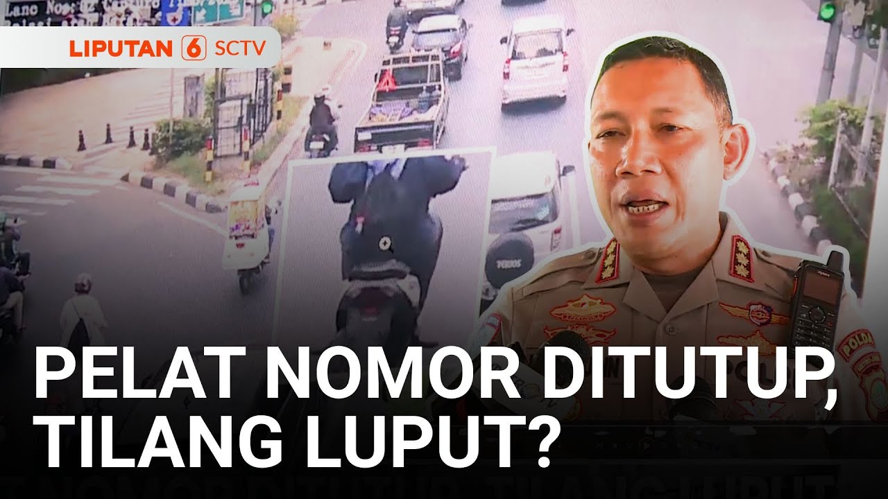 Marak Pengendara Motor Tutupi Pelat Nomor Kendaraan, Mengapa? | Liputan 6