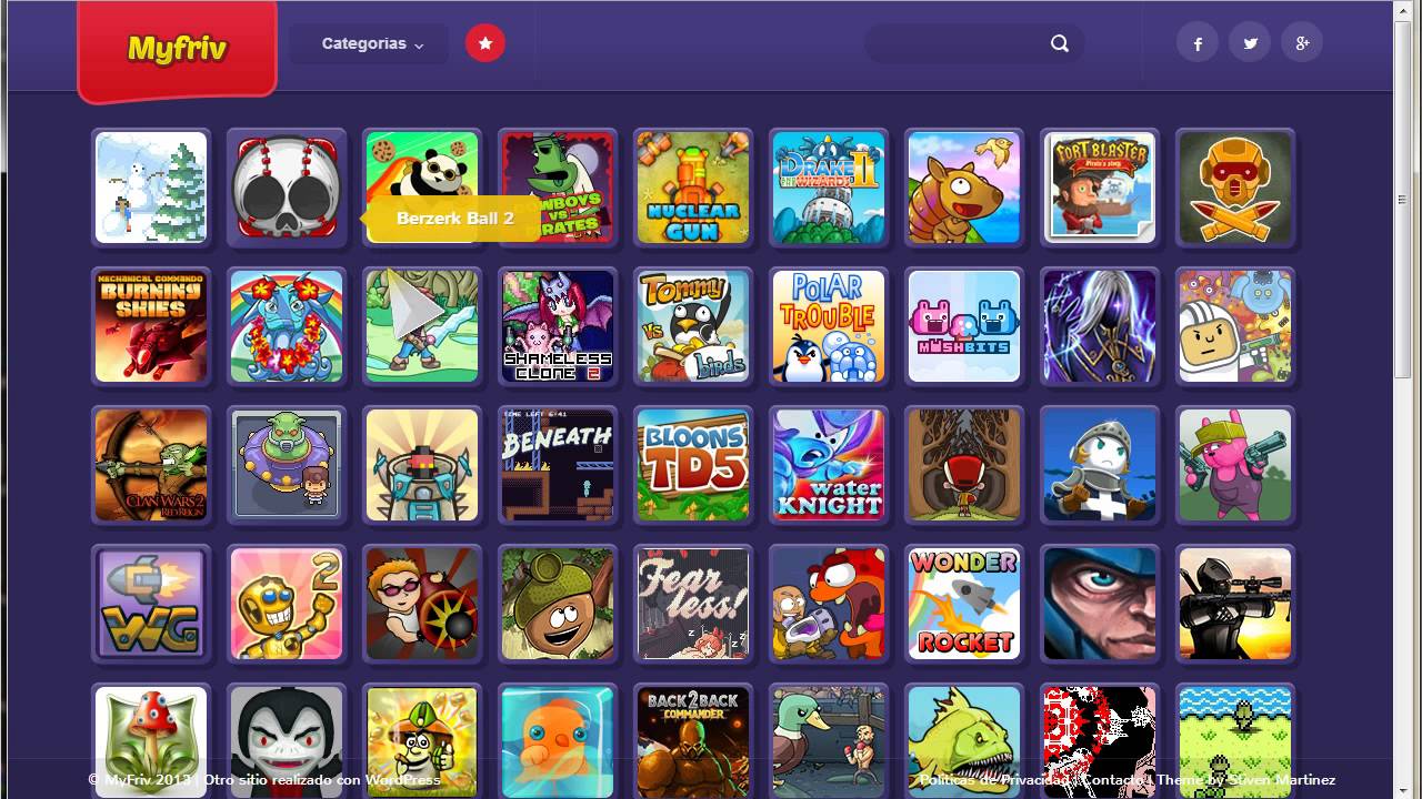 MyFriv - Friv WordPress Arcade Theme