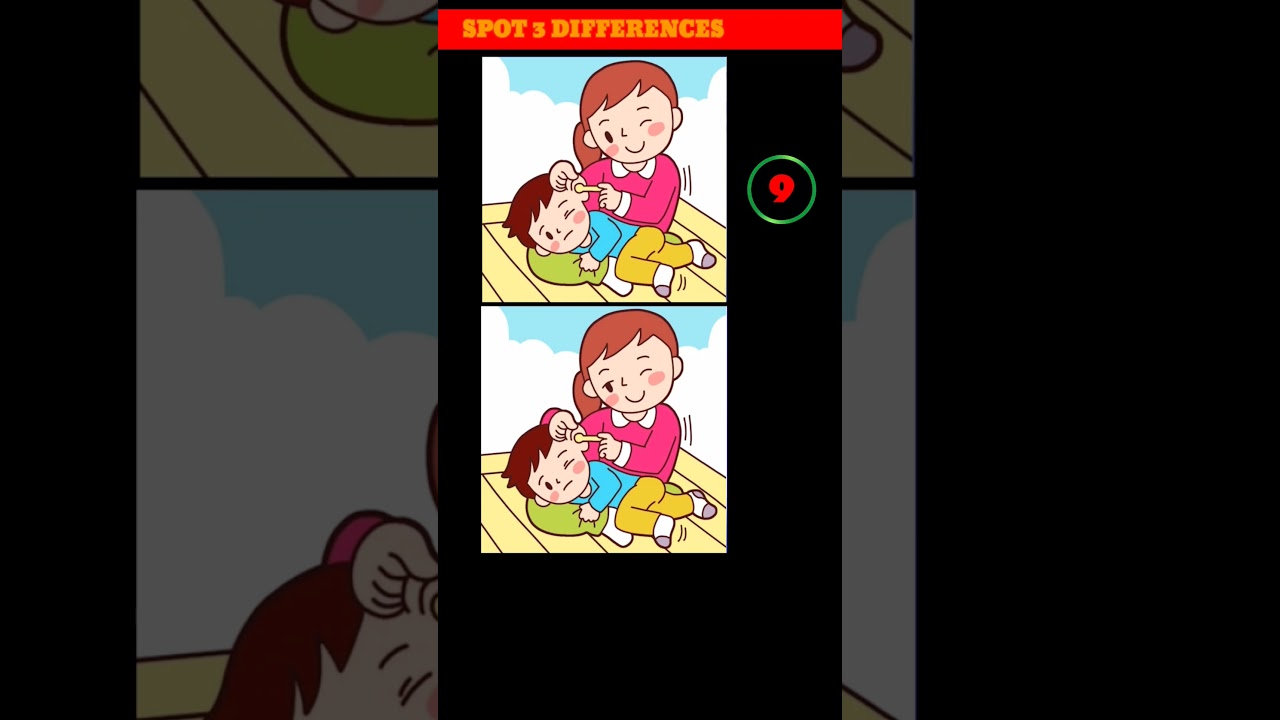 Spot 3 Differences #riddlehunt #spotthediffrence