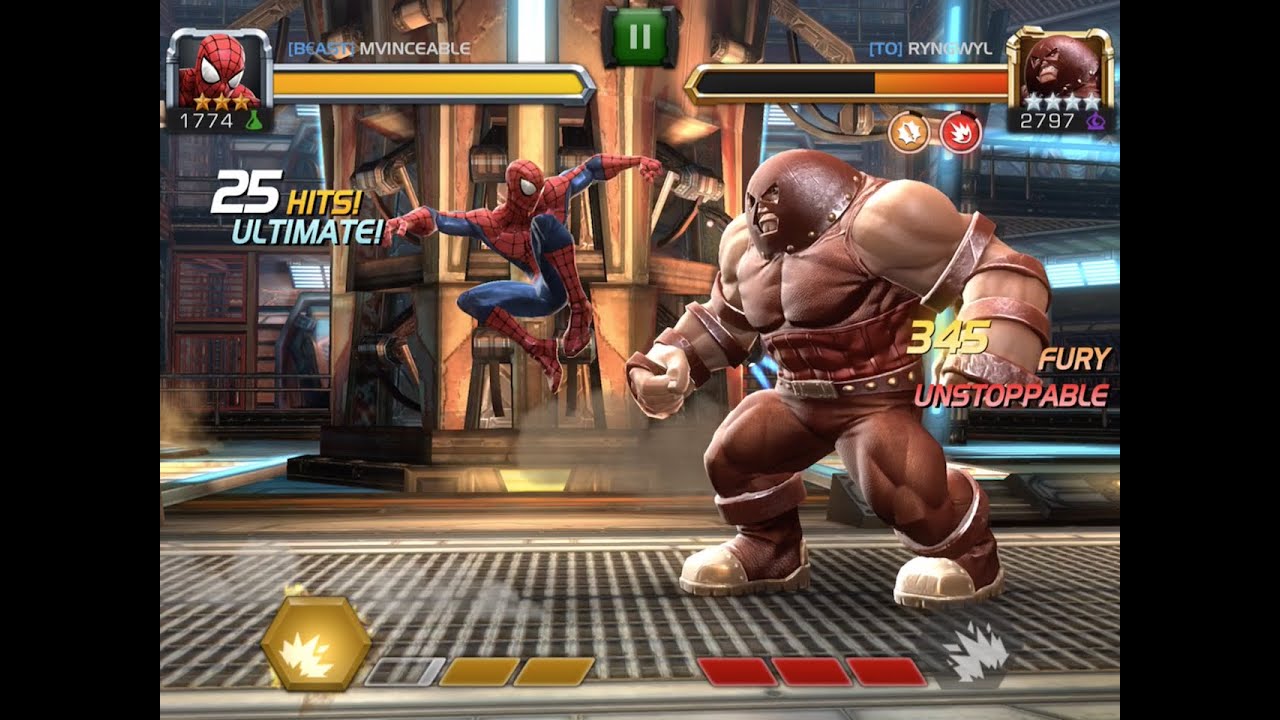 Spider-Man vs. Juggernaut | Marvel Contest of Champions