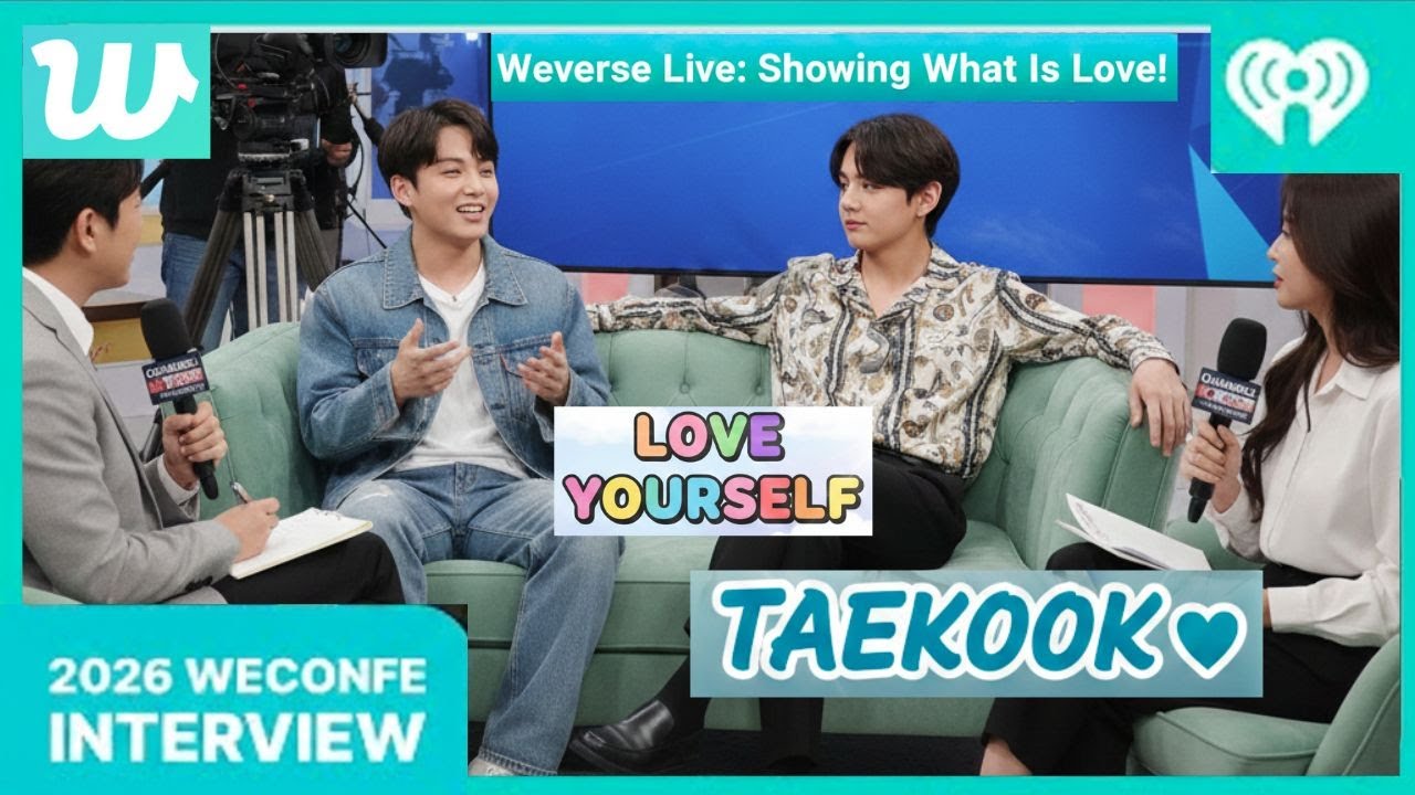 WEVERSE Live: Showing What Is Love ! 🌈 LOVE YOURSELF – TAEKOOK 💜