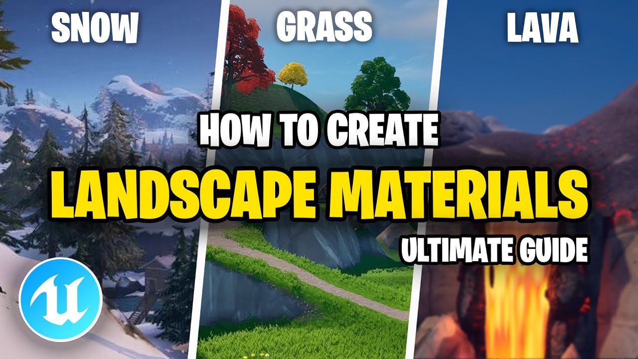How to Create Custom Material Paints Landscaping in UEFN