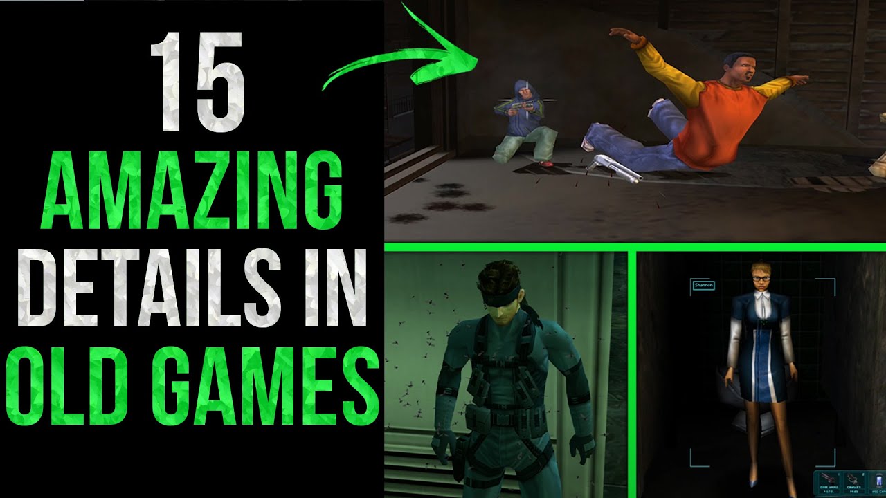 15 AMAZING Details in Old Video Games