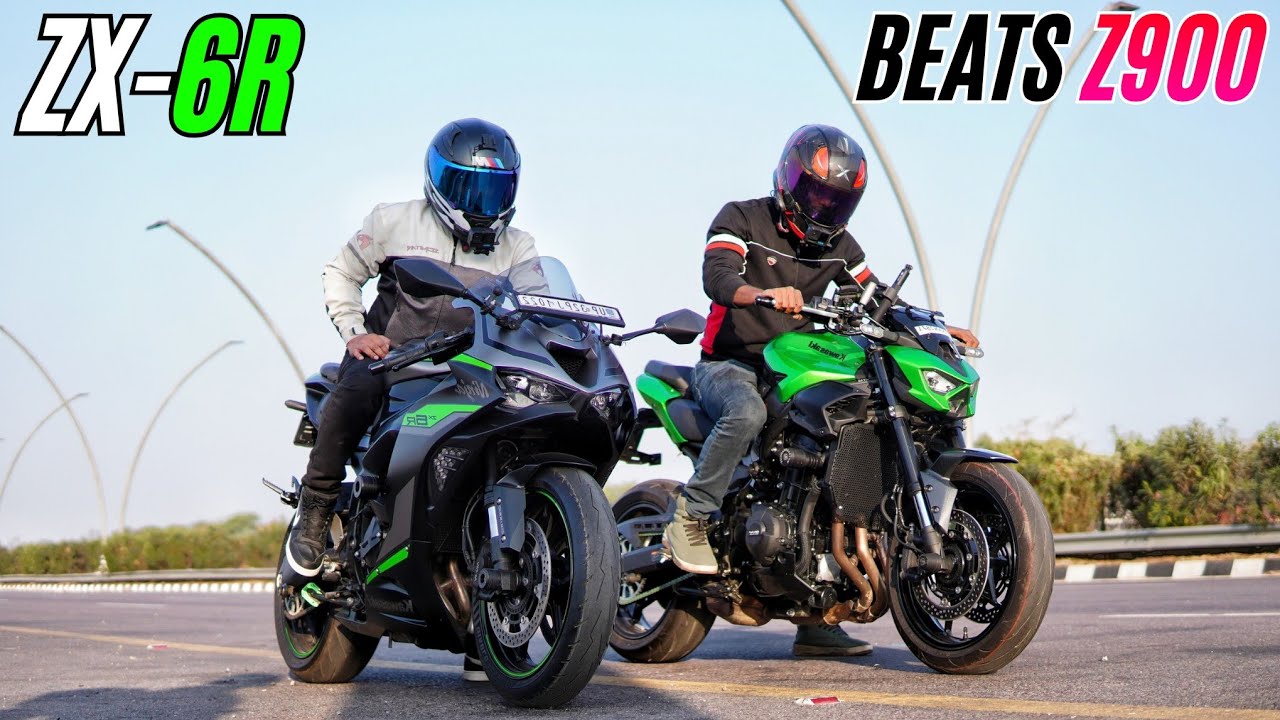 ZX-6R Leke Z900 ko Smoke Kar Diya!