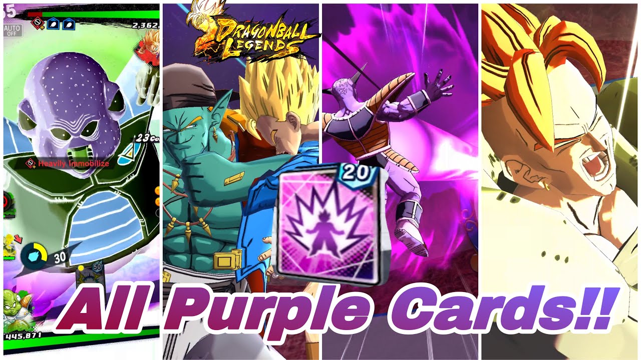 🔥ALL SPECIAL AWAKENED CARDS (Purple cards) IN DRAGON BALL LEGENDS🔥
