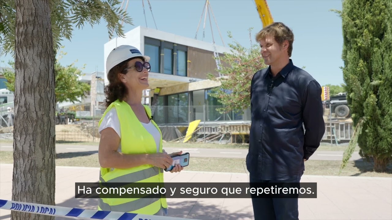 Implantación casa modular en Barcelona