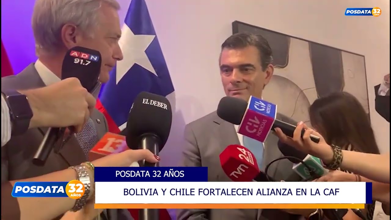 BOLIVIA Y CHILE REFUERZAN SU ALIANZA ESTRATÉGICA EN EL FORO ECONÓMICO DE LA CAF EN PANAMÁ. 📌📌📌📌📌📌