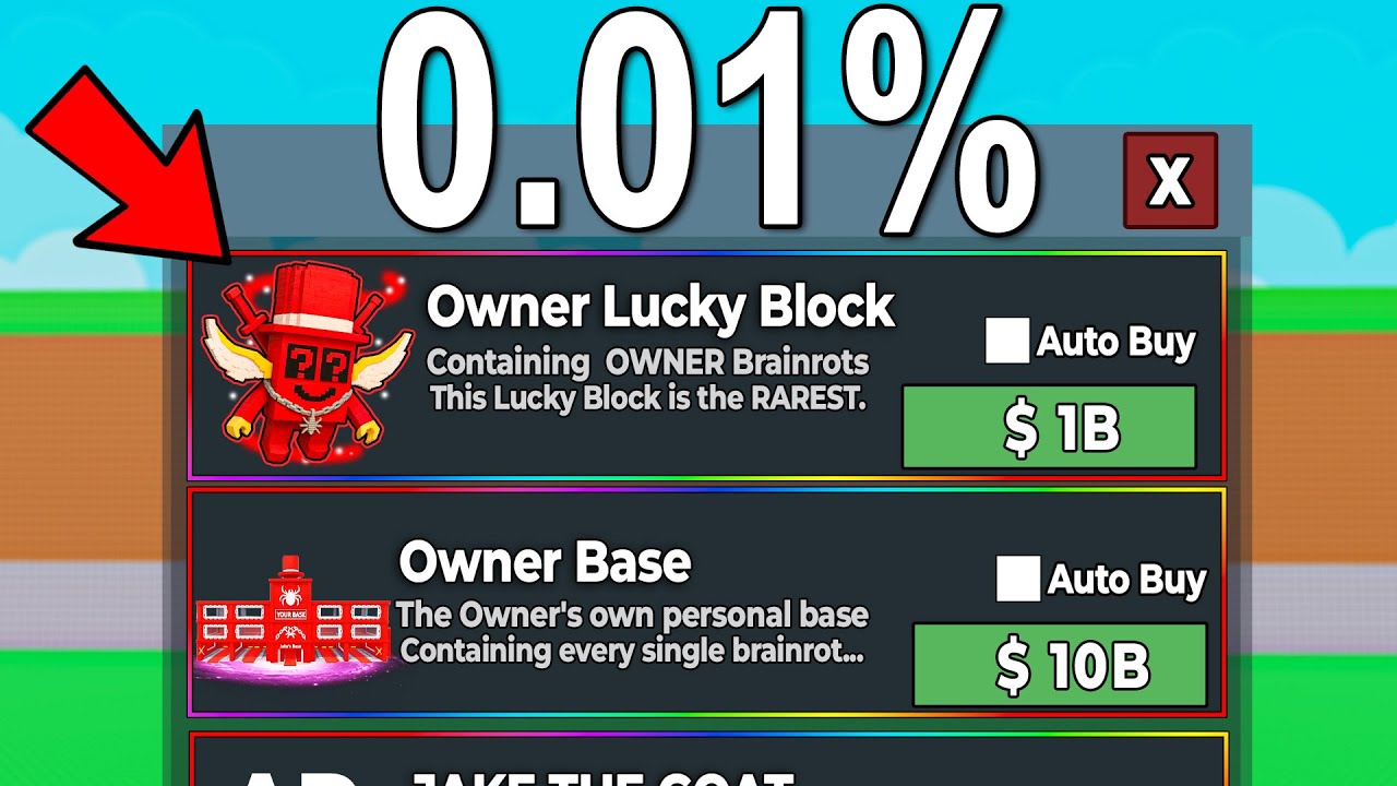Starting Over But You Can BUY Owner Items!