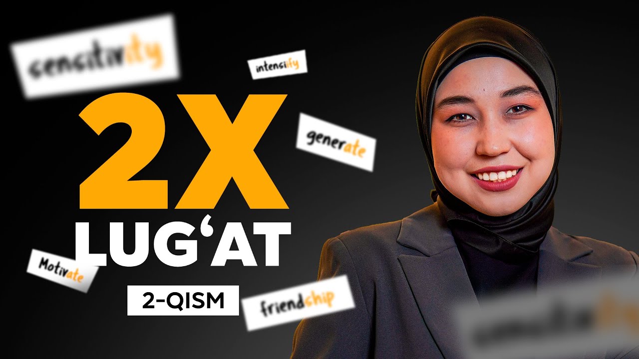 2000 TA SO'ZNI 4000 TA QILISH TEXNIKASI (2-dars)| MUXTASAR ENGLISH
