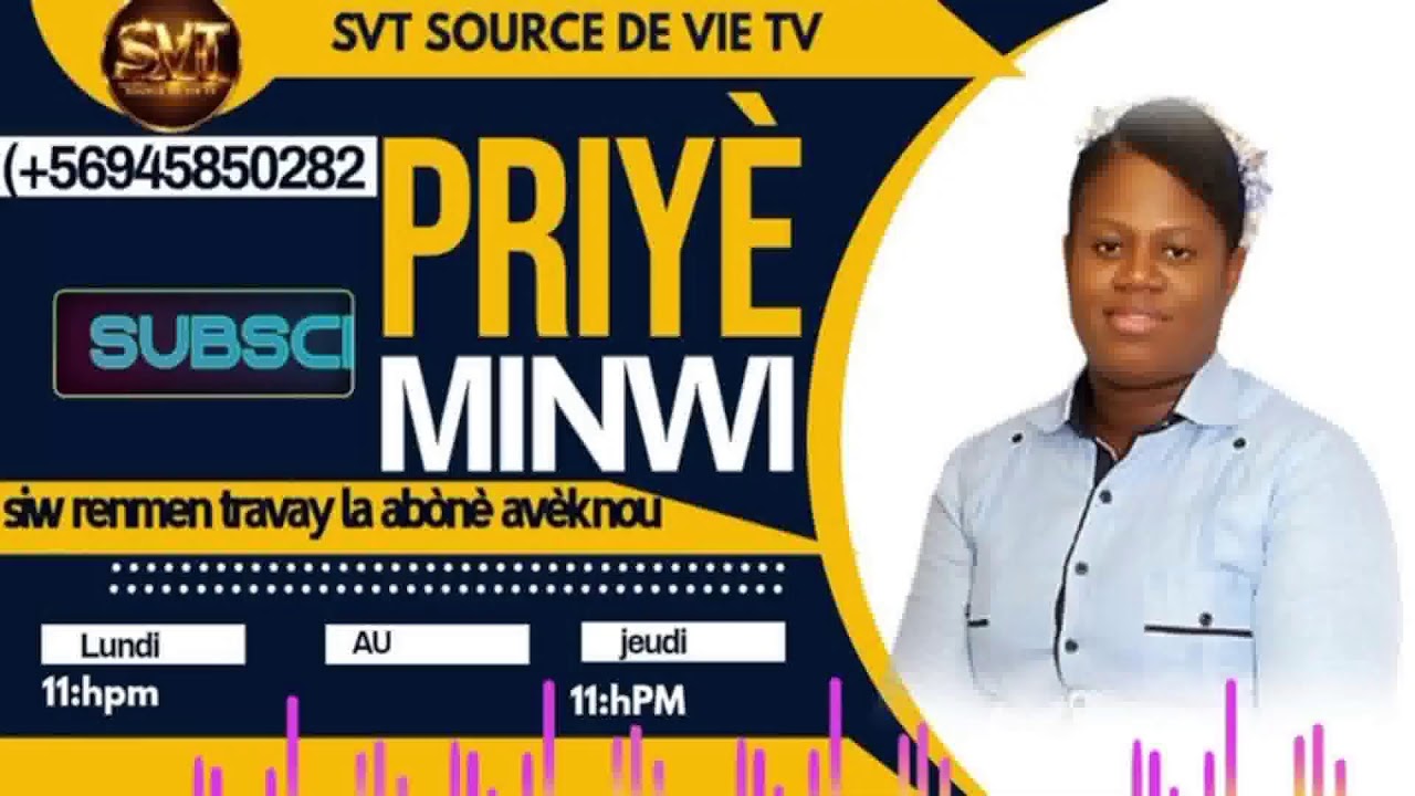 PRIYE MINWI SOTI ||11:h-12h SANTIGO CHILI || SR.  KENLY TYLLA.|| TIT AKSYON DE GRAS A LETENEL