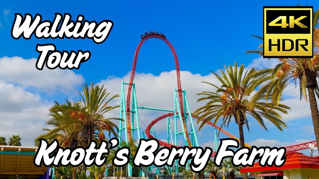 Knott’s Berry Farm - Walking Tour (4K)