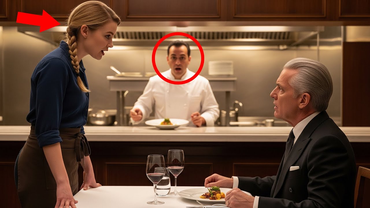 Waitress Confronts Arrogant Billionaire — What She Says Makes the Chef Drop His Knife