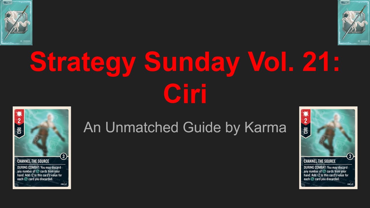 Strategy Sunday Vol. 21: Ciri
